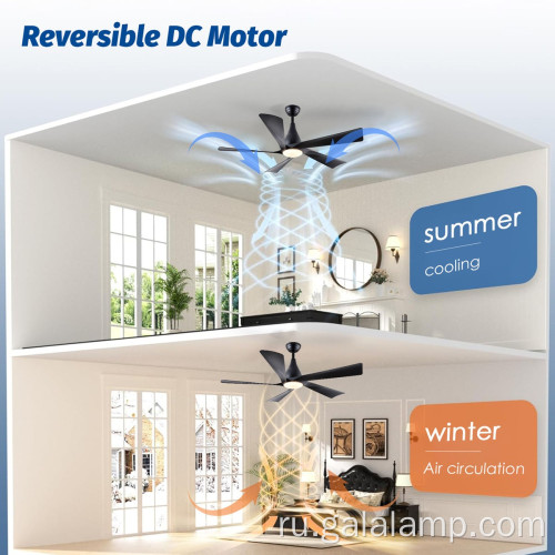 Нордический стиль украшения потолочный вентилятор свет